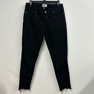 Paige verdugo ankle black skinny jeans 29